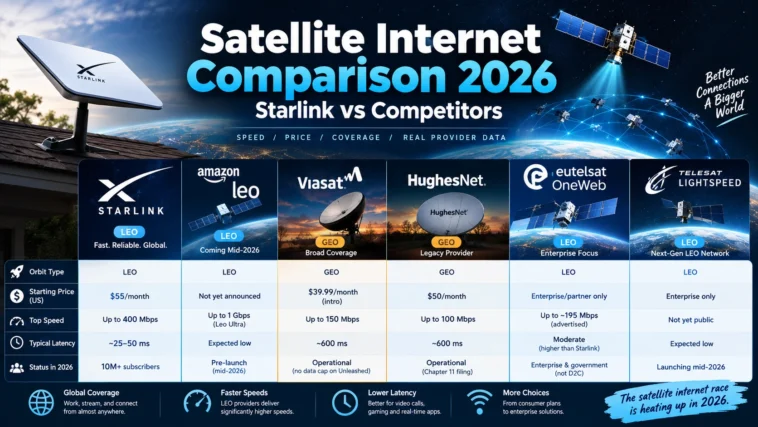 Satellite Internet Comparison