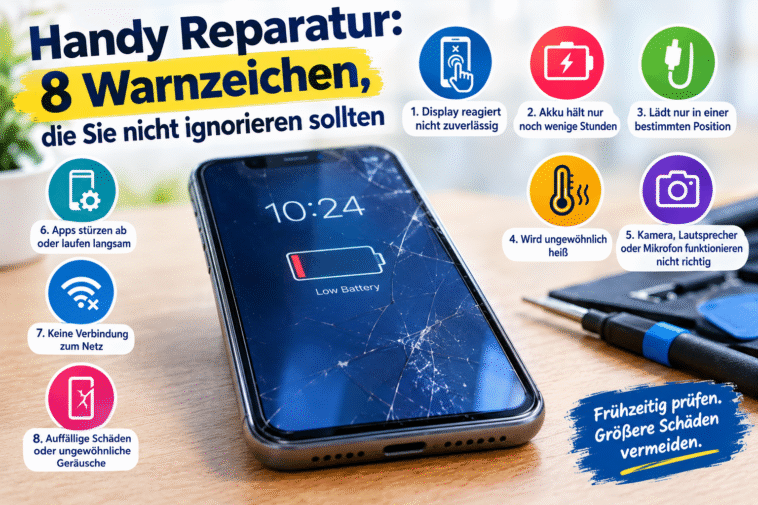 8 Warnzeichen für Handyreparaturen